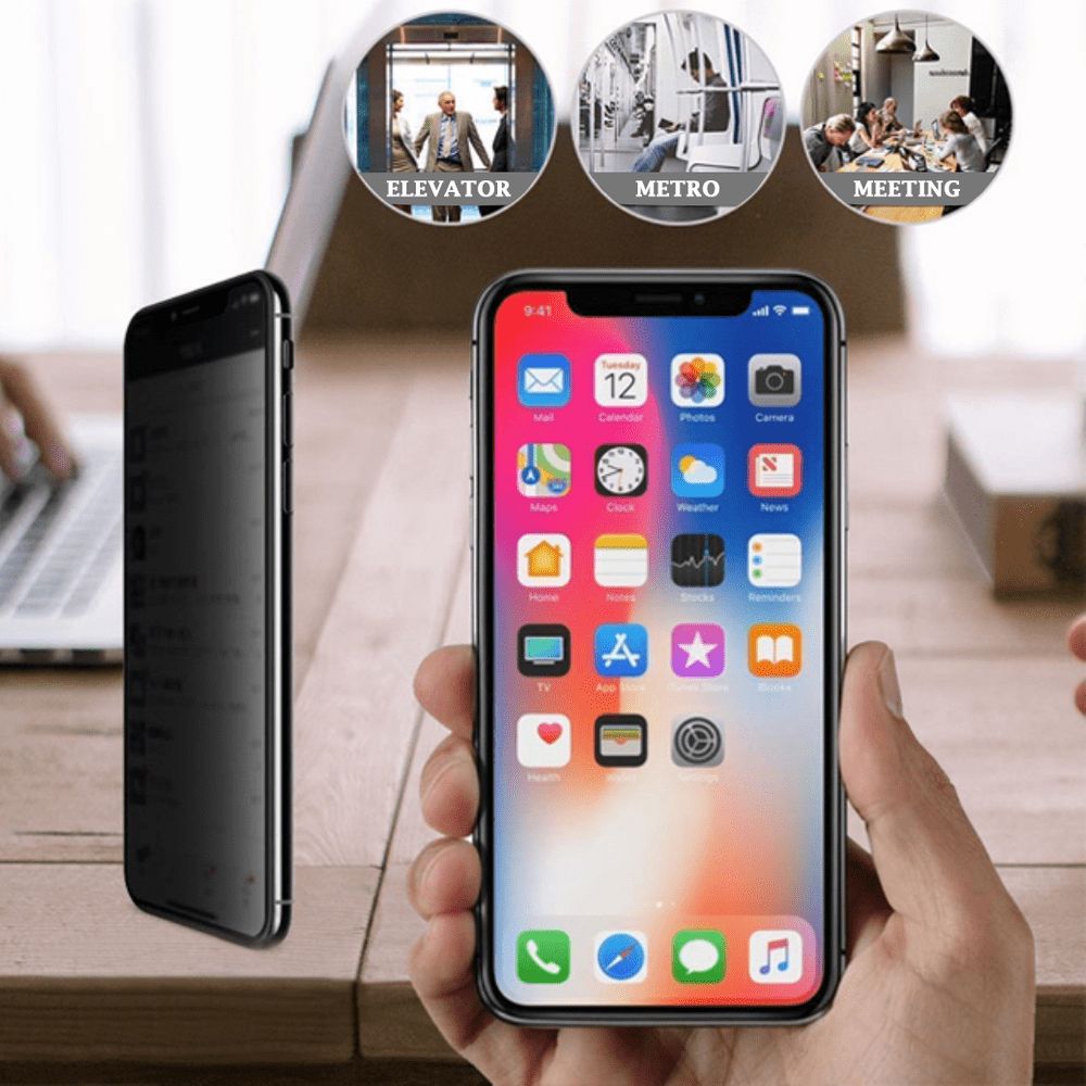 iphone x Glasfolie Anti Spaehen