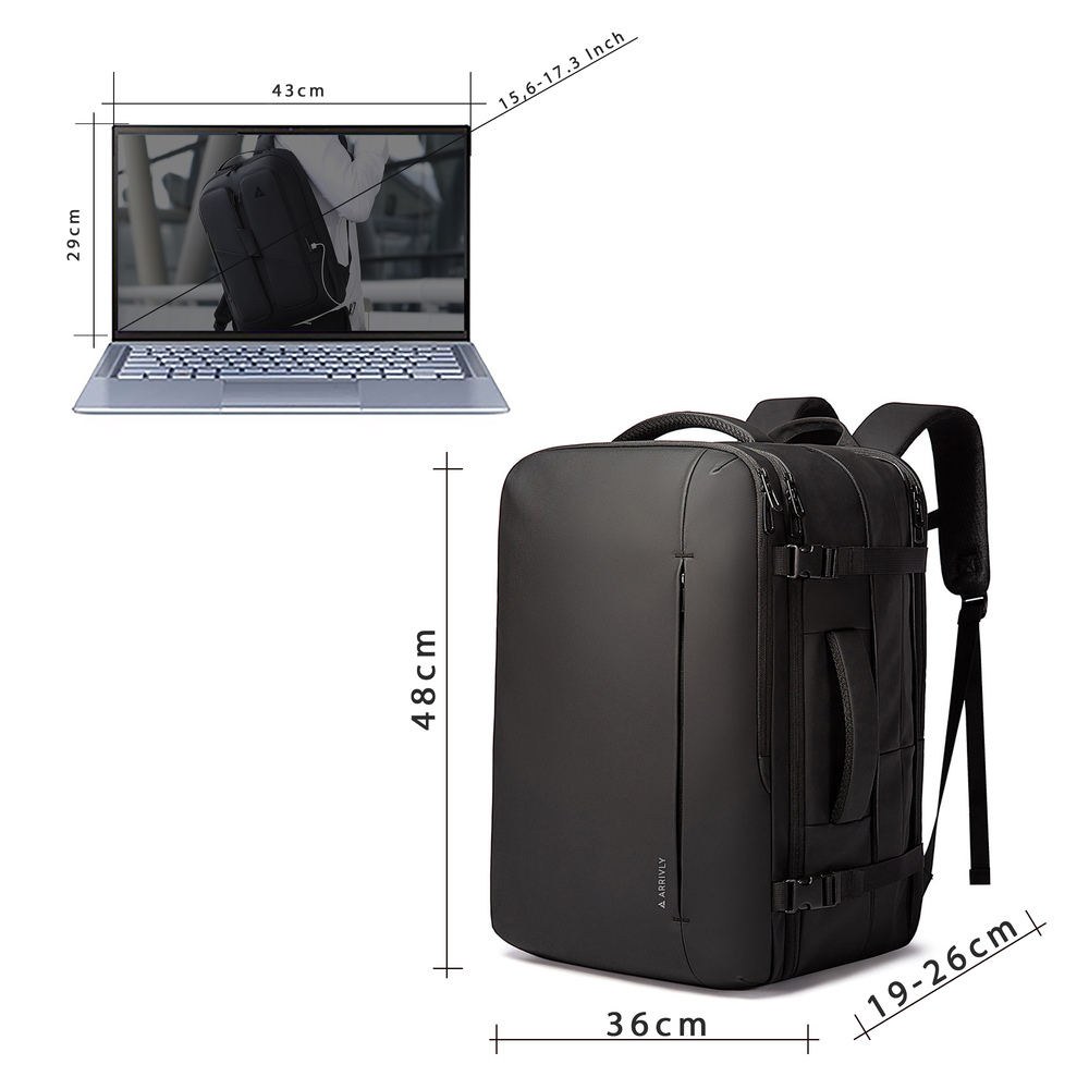 reiserucksack handgepaeck mit laptoptasche