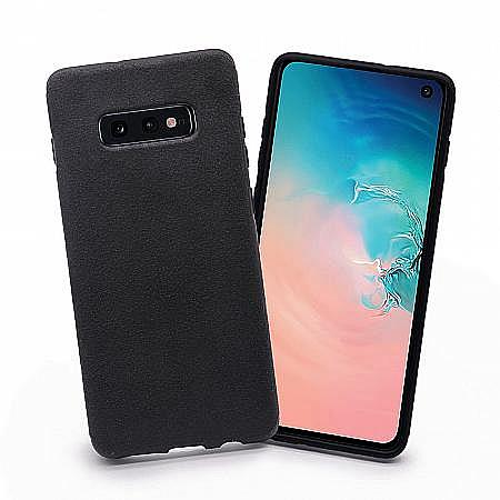 Samsung Galaxy S10e wildleder Case Schwarz