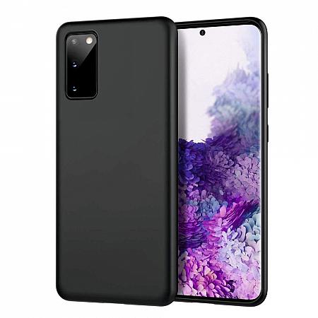 Handy Hülle für Samsung S20 Silikon Case Matt Schwarz