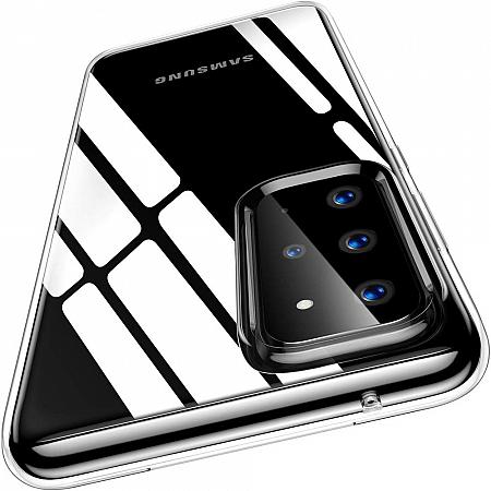 Handy Hülle für Samsung S20 Plus Silikon Case Transparent
