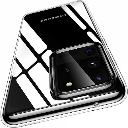 Handy Hülle für Samsung S20 Ultra Silikon Case Transparent