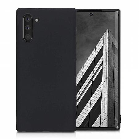 Samsung Note 10 Silikon Case Matt schwarz