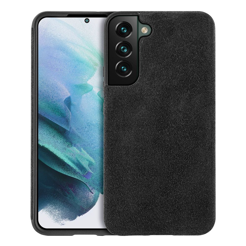 samsung s22 microfiber case schwarz