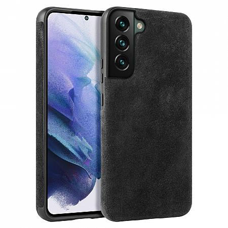 samsung s22 plus microfiber case schwarz