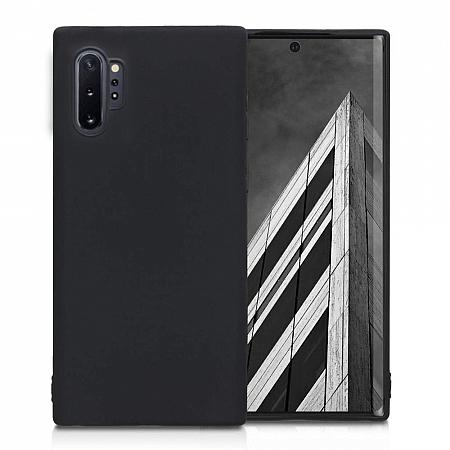 Samsung Note 10 Plus Silikon Case Matt schwarz