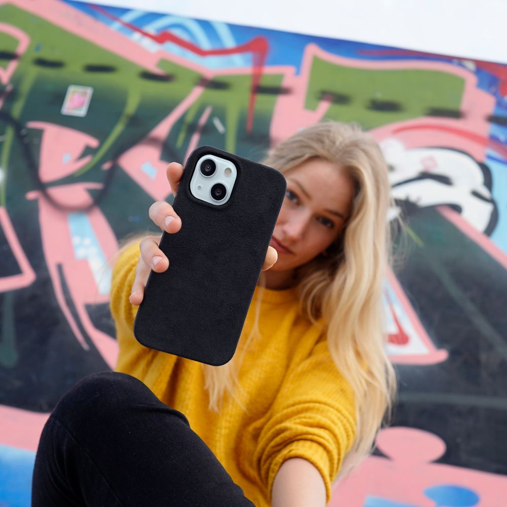 iphone 14 plus silikon huelle schwarz