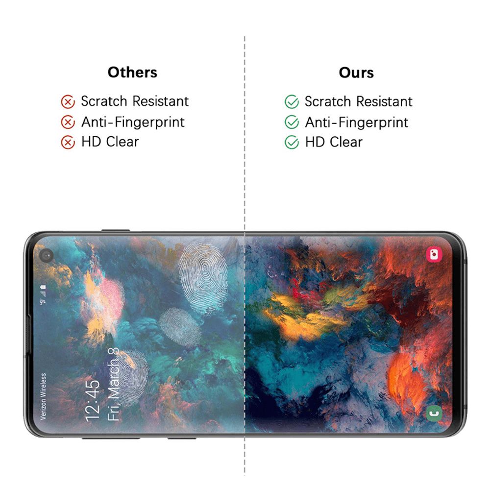 Samsung galaxy s10 glasschutz