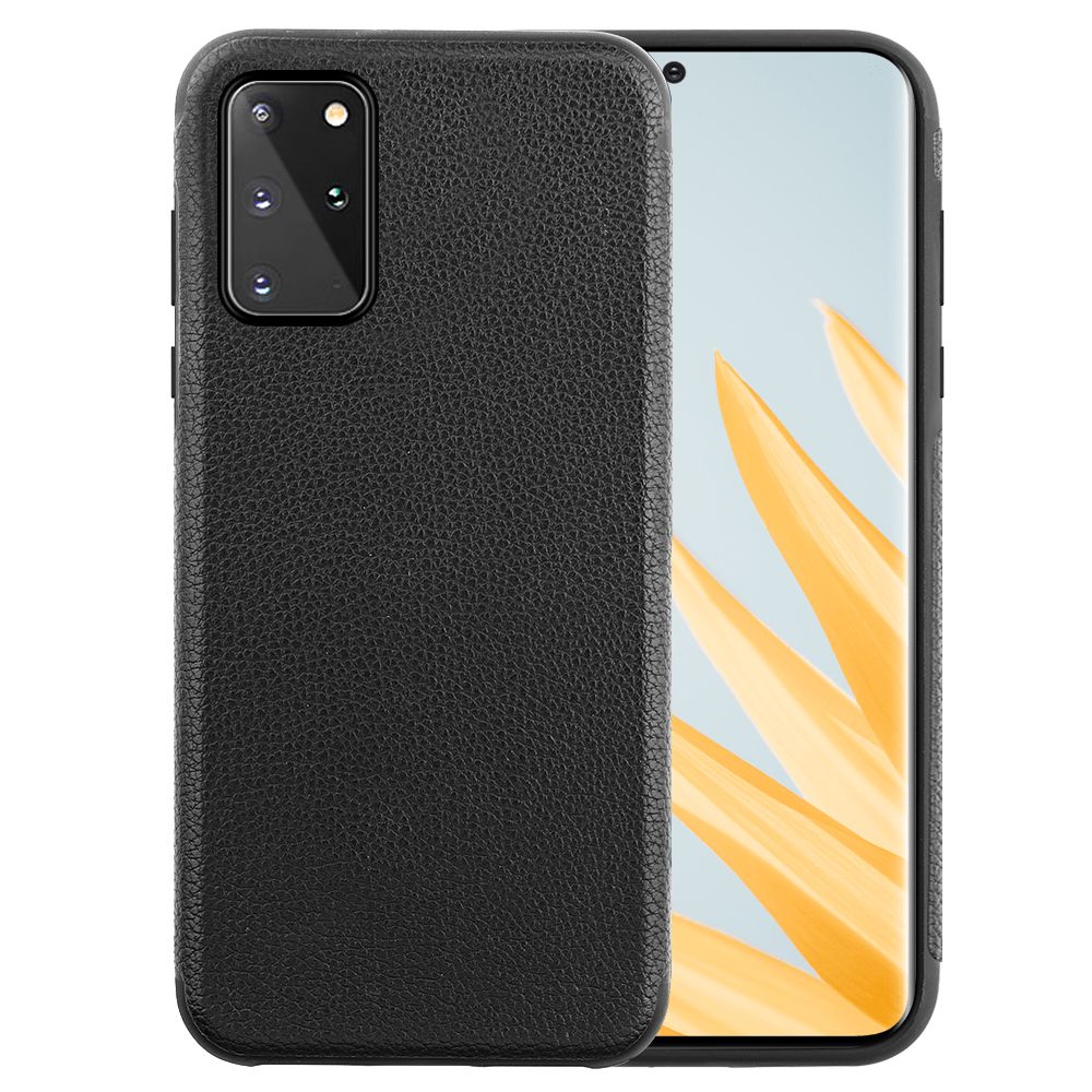 Samsung Galaxy S20 Plus Leder Case Schwarz