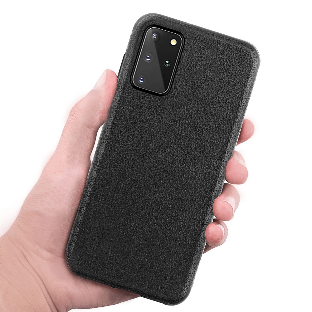 Samsung Galaxy S20 Leder huelle Schwarz