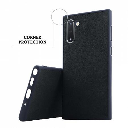 Samsung Galaxy Note 10 wildleder microfiber Tasche Schwarz