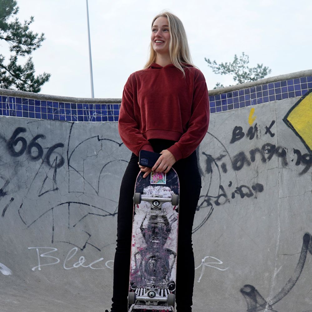 apple iphone 12 mini Leder Cover Schwarz