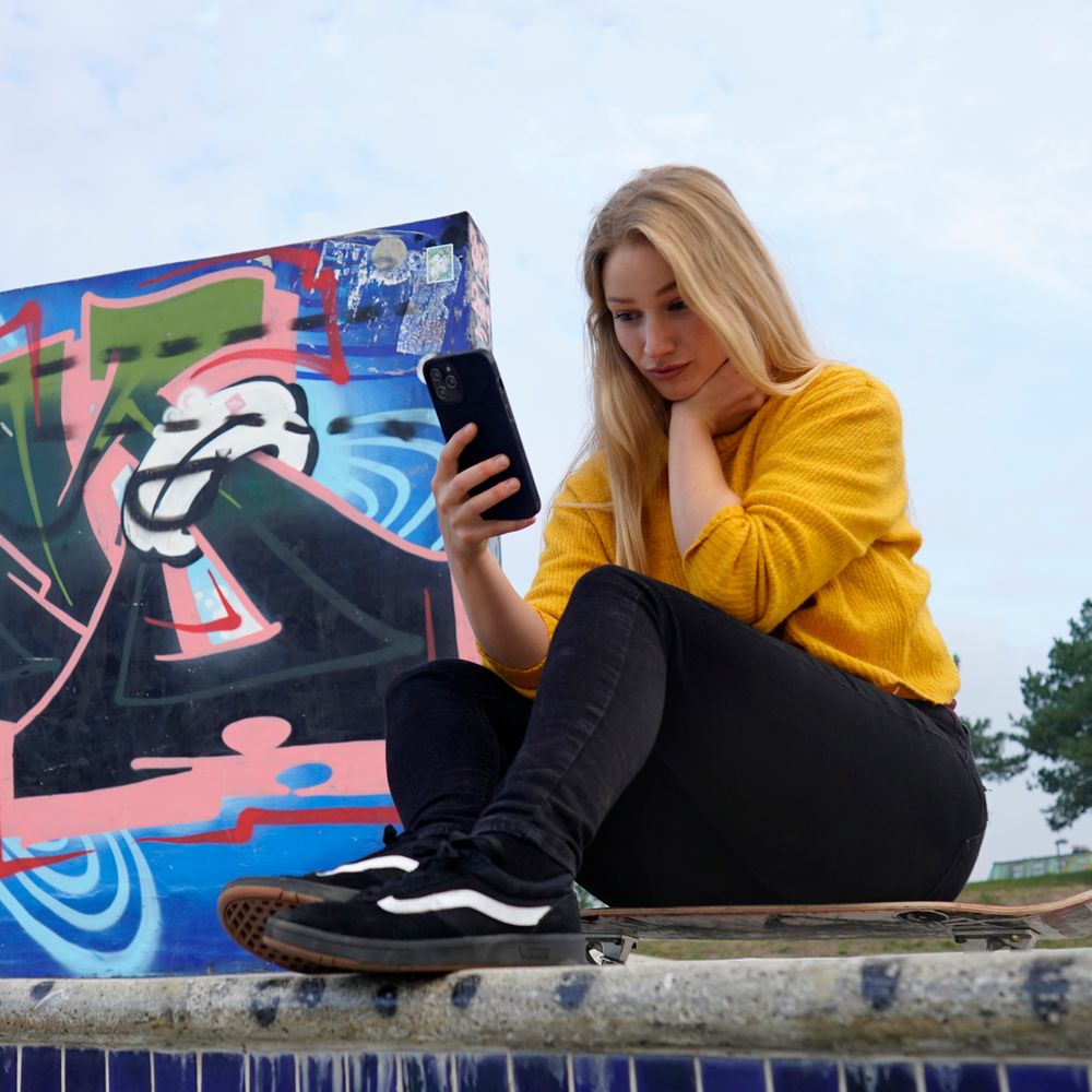 apple iphone 12 mini Leder Etui Schwarz