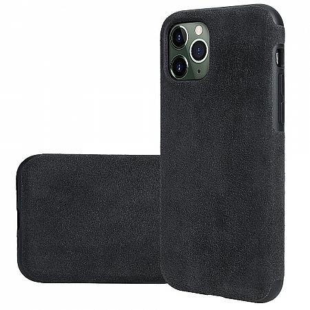 iPhone 11 wildleder Handyhuelle Schwarz