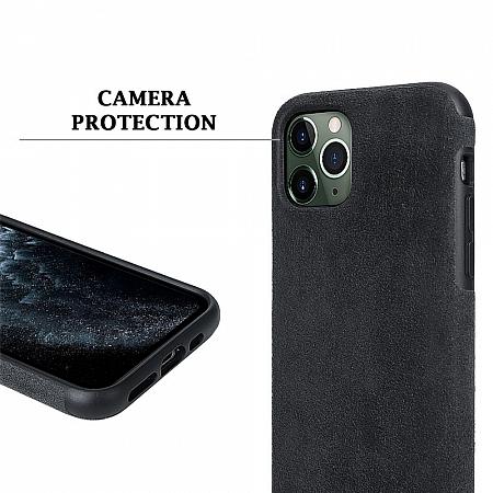 iPhone 11 Pro microfiber Tasche Schwarz