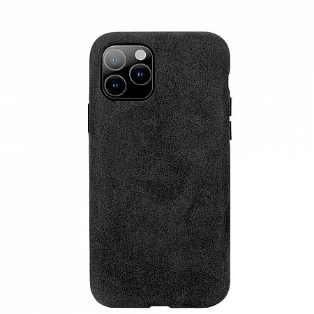 iPhone 11 Pro wildleder microfaser Case Schwarz