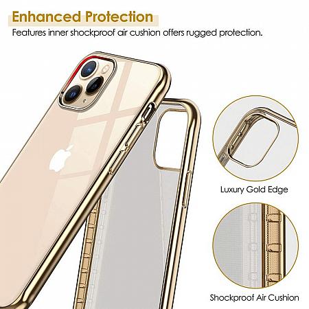 iPhone 12 pro max gold Silikon Handyhuelle