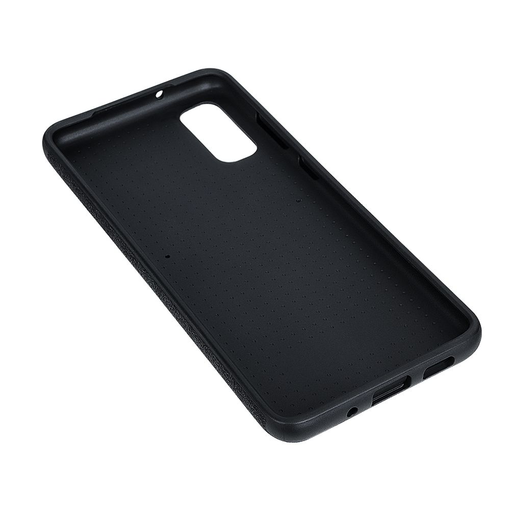 Samsung Galaxy S20 microfaser silicone Case Schwarz