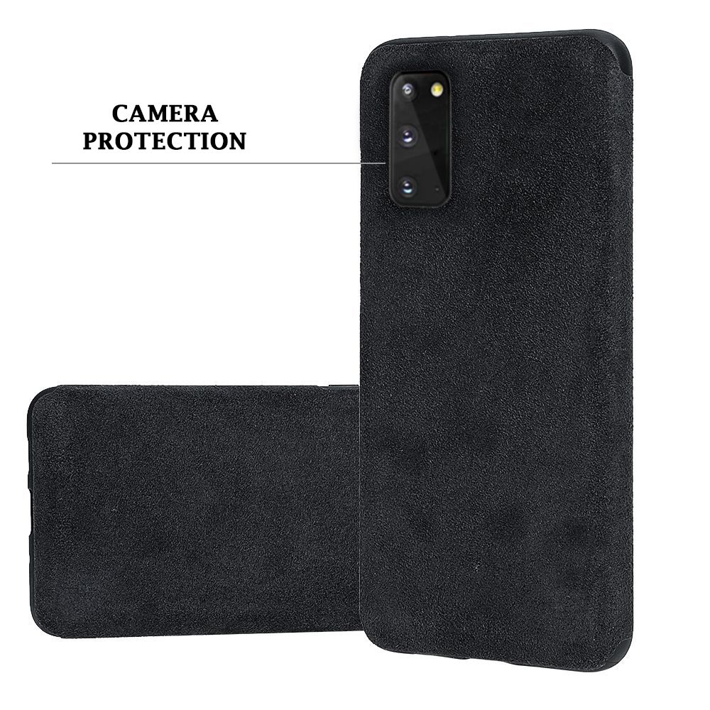 Samsung Galaxy S20 wildleder huelle Schwarz