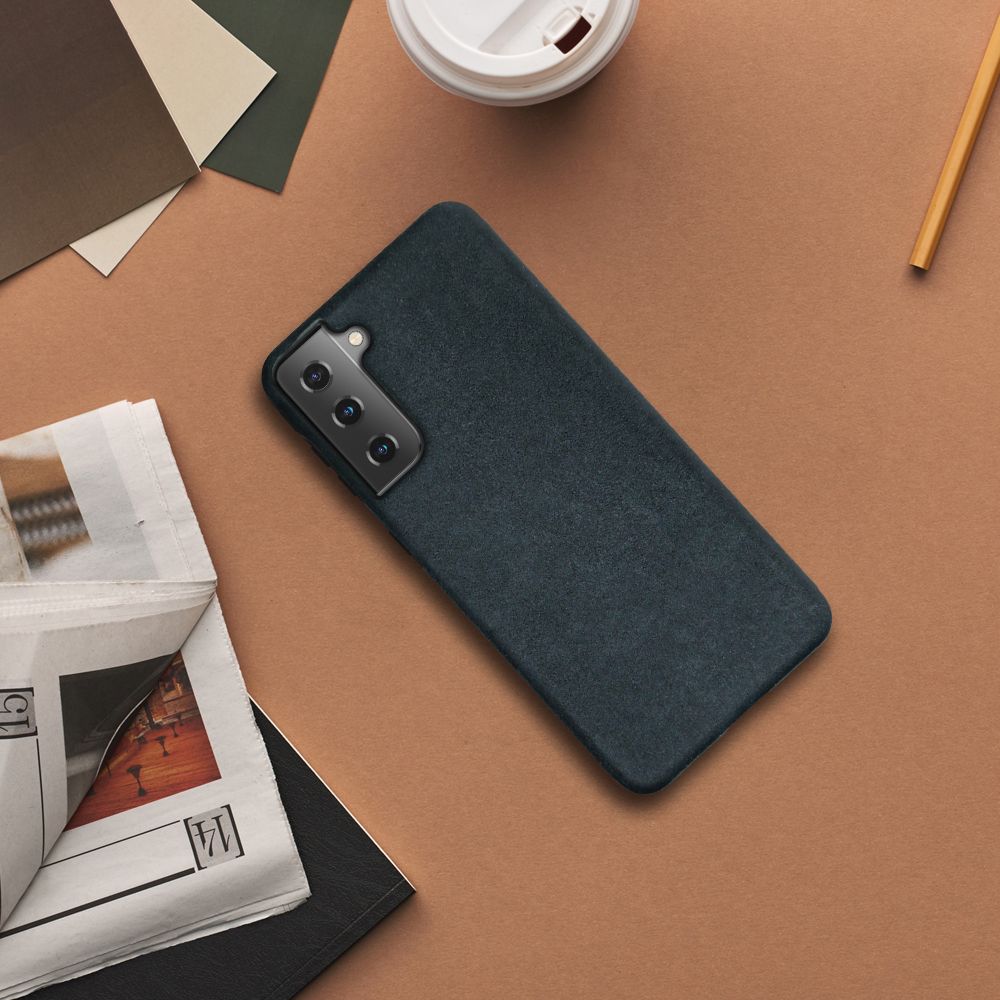 Samsung Galaxy S21 wildleder Tasche Schwarz