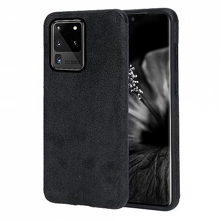 Samsung Galaxy S20 ultra wildleder Case Schwarz