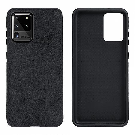 Samsung Galaxy S20 ultra wildleder Etui Schwarz