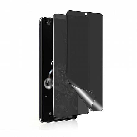 Samsung galaxy S21 ultra tpu Displayschutz folie anti spaehen kein panzerglas