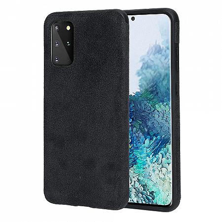 Samsung Galaxy S20 Plus wildleder Case Schwarz