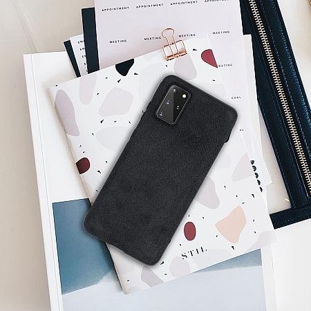 Samsung Galaxy S20 Plus wildleder Cover Schwarz