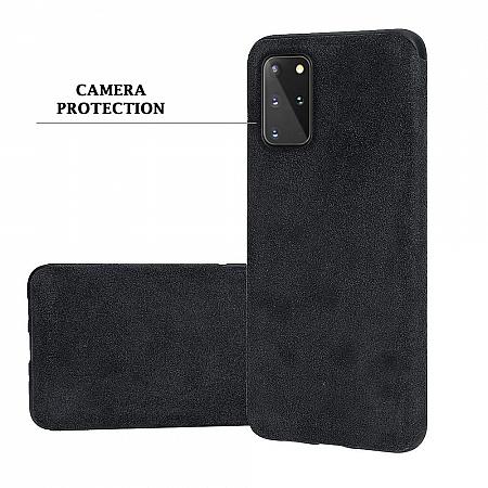 Samsung Galaxy S20 Plus wildleder Tasche Schwarz