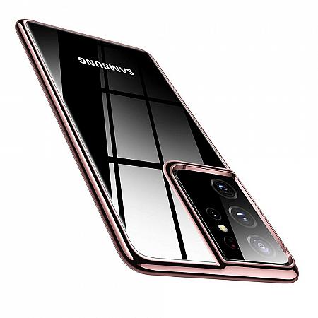 Samsung Galaxy S21 Silikon Schutzhuelle rosa