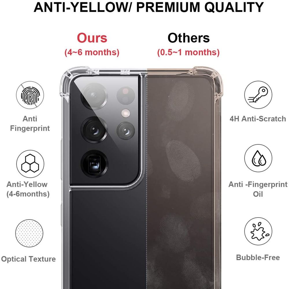 Samsung Galaxy S21 ultra huelle verstaerkt