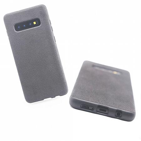 Samsung Galaxy S10e wildleder Tasche Grau