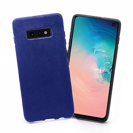 Samsung Galaxy S10e wildleder Case Blau